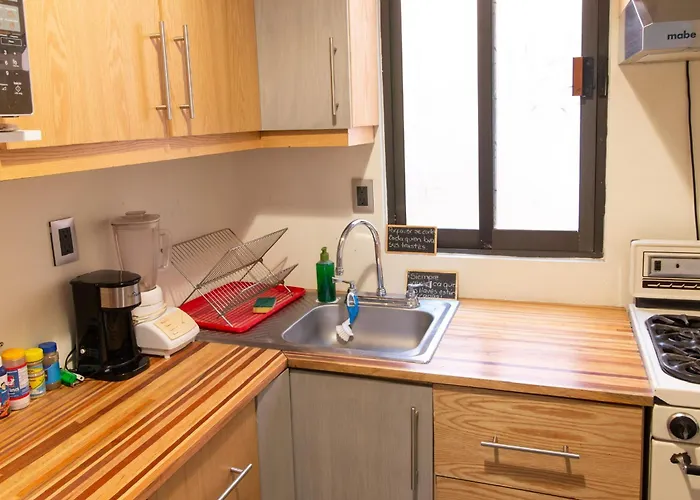 Departamento Remodelado Y Compartido En Roma Sur, Cerca Centro Médico Habitación en casa particular *